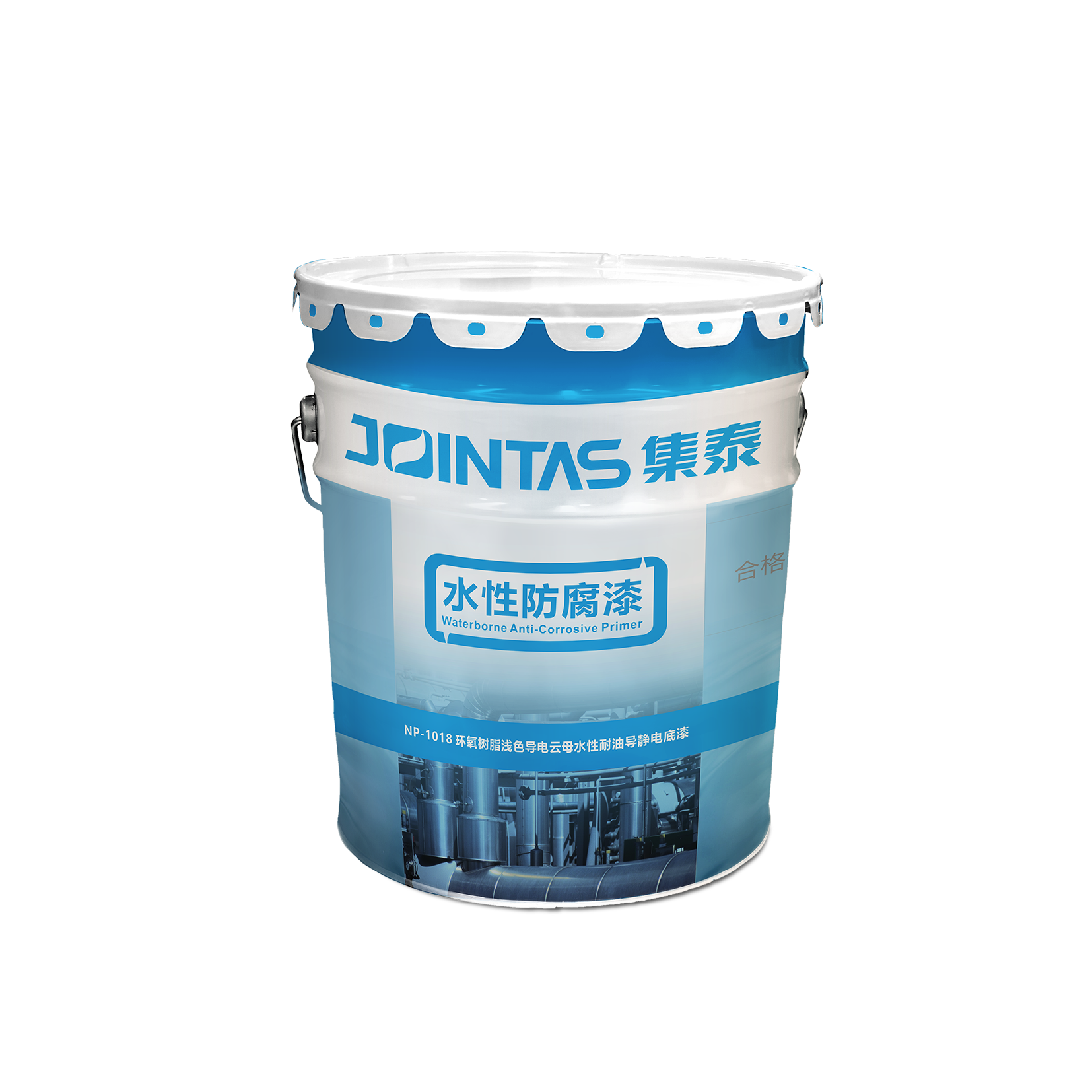 NP-1018 環氧樹脂淺色導(dao)電(dian)雲母水性耐油導(dao)靜電(dian)底漆